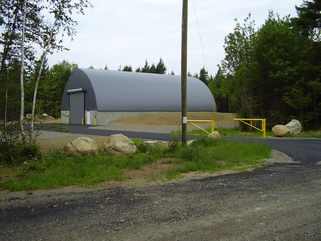 Greenfield Salt Sand Shed